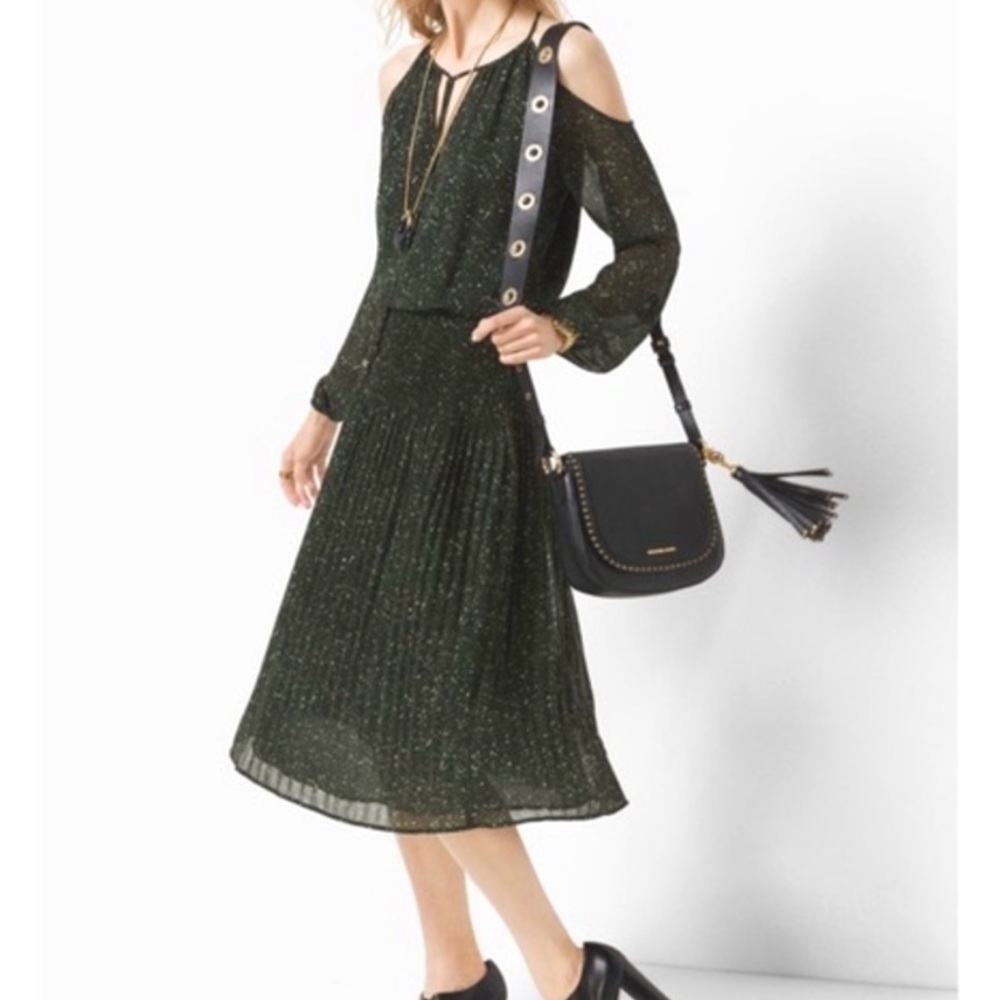 Michael Kors Cut Out Shoulder Dress